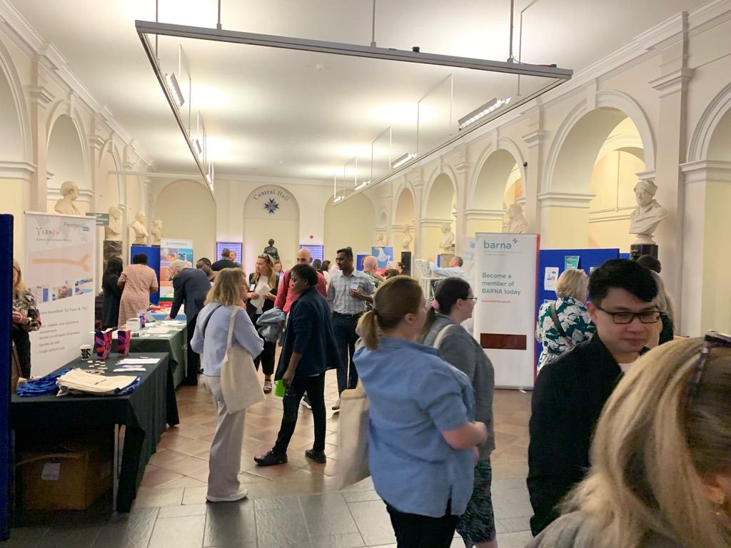 The exhibition running alongside the conference programme