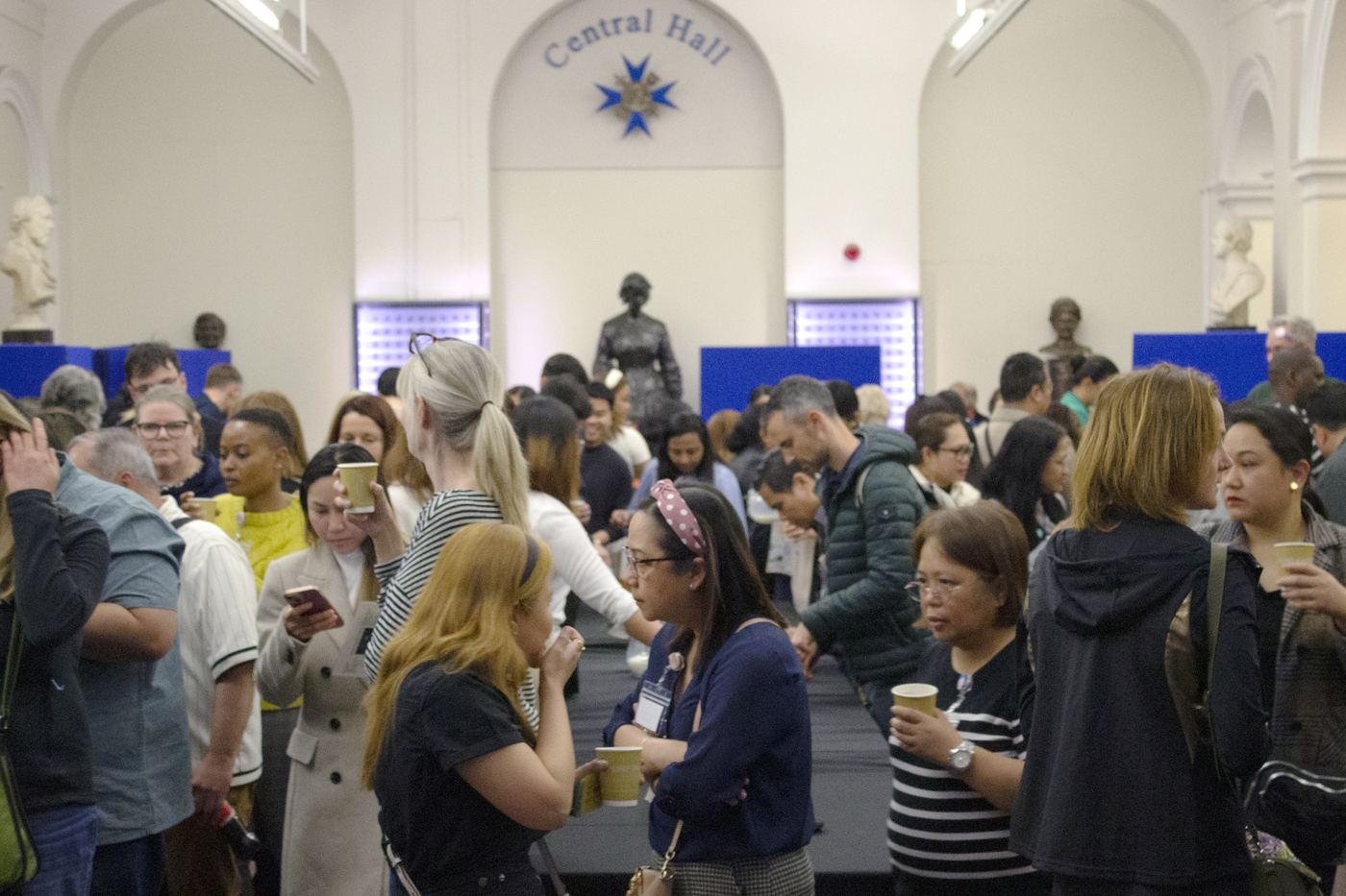 Delegates in Central Hall at St Thomas&rsquo; Hospital