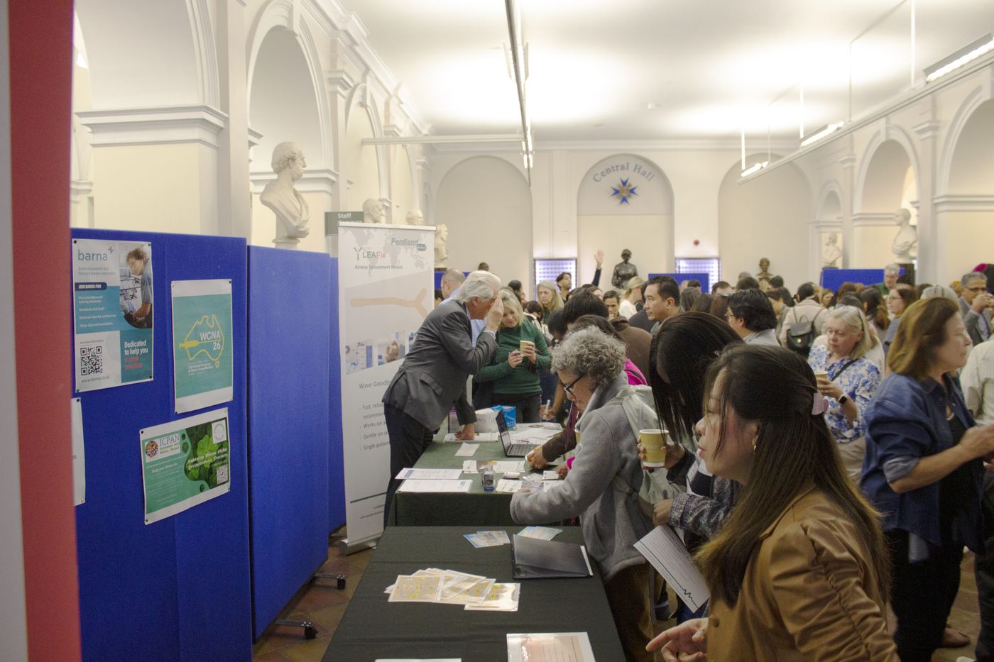 The exhibition at the 35th Annual Conference