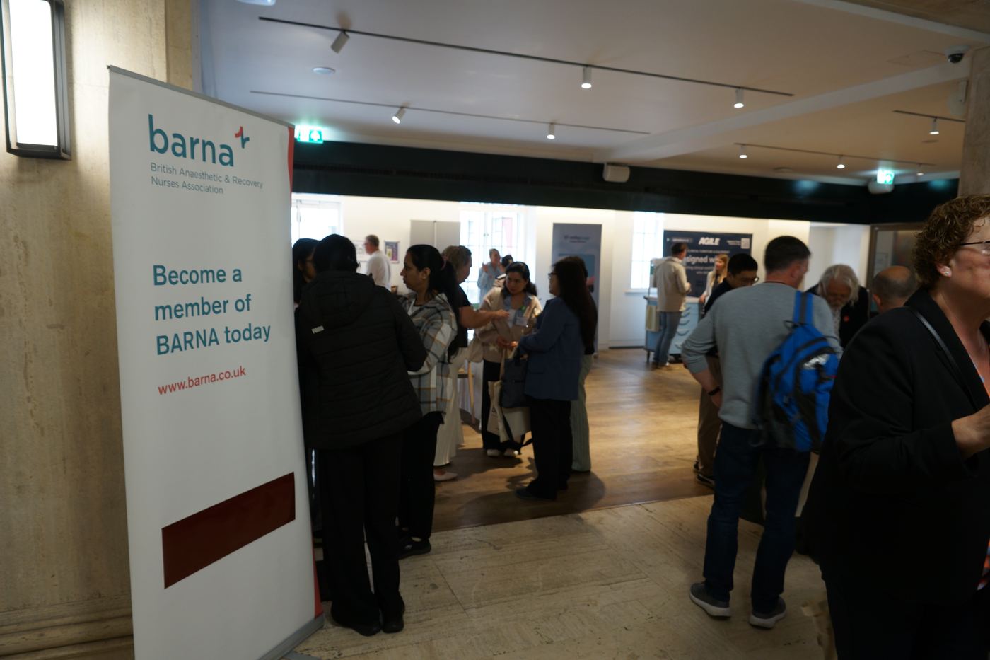 Delegates arriving at Bush House, King&rsquo;s College London
